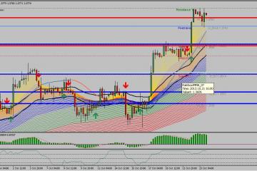 带信号和支撑阻力线，带报警功能的指标