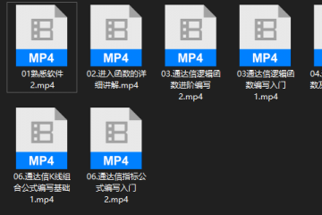 6天学会通达信公式基本编程开发课